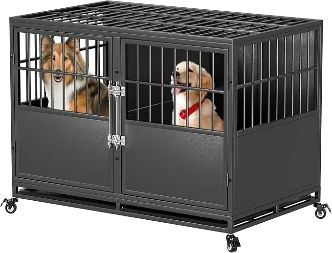 Hign Concerned Heavy Duty Stackable Metal Dog Crate Kennel