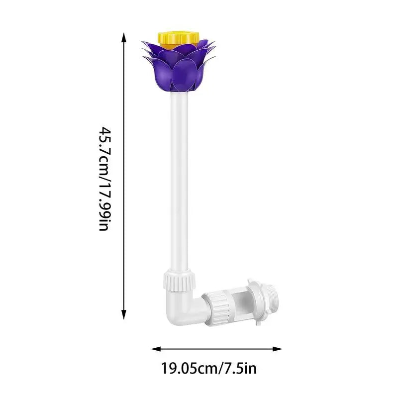Swimming Pool Waterfall Fountain Garden Decor PVC Water Spray Pool Spa Accessories